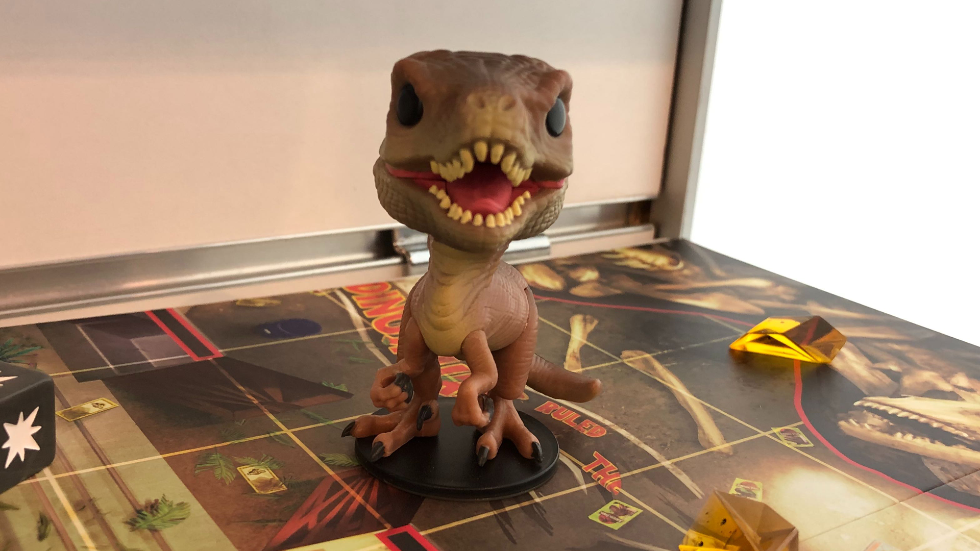 Image for Play a T-Rex with two new Funko Pop! Jurassic Park board games