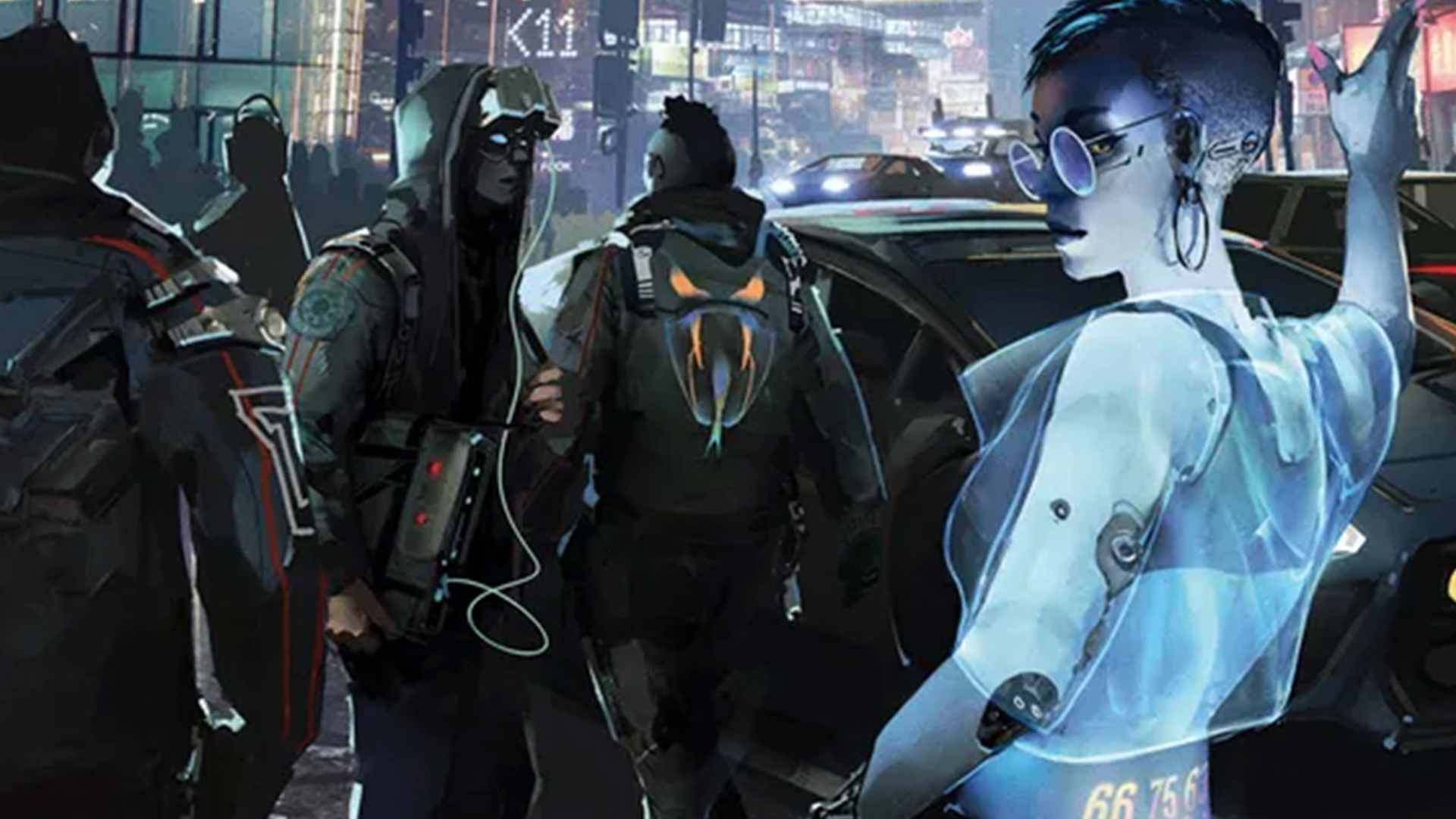 Cyberpunk Red tabletop RPG artwork.