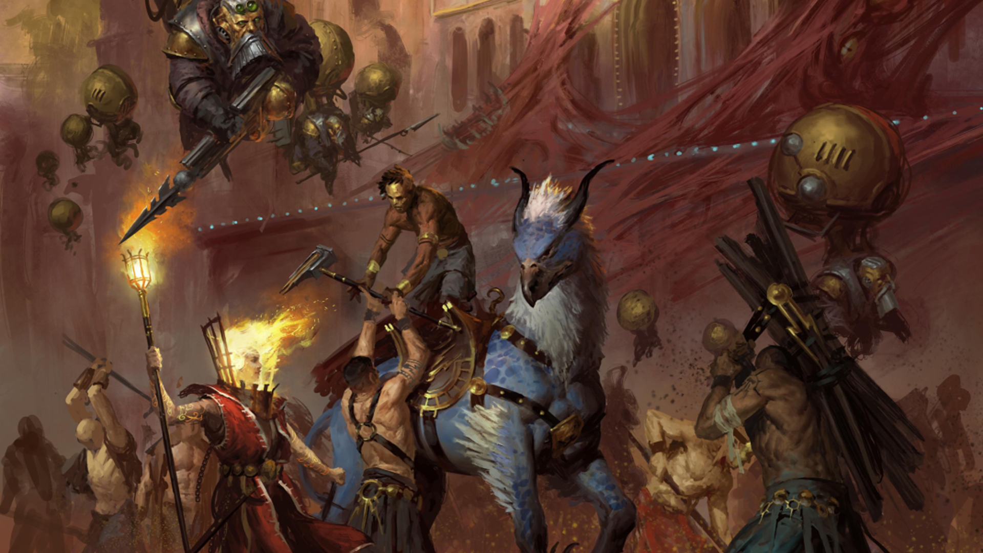 Warhammer, Age of Sigmar: Soulbound RPG artwork.