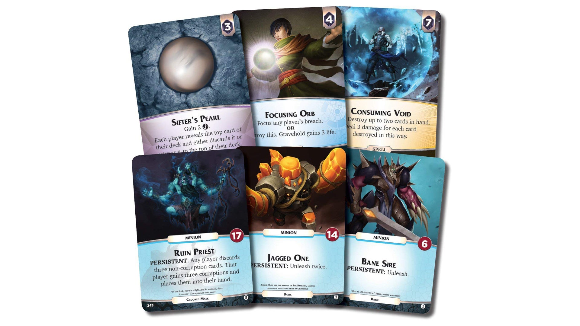 Aeons End co-op board game cards