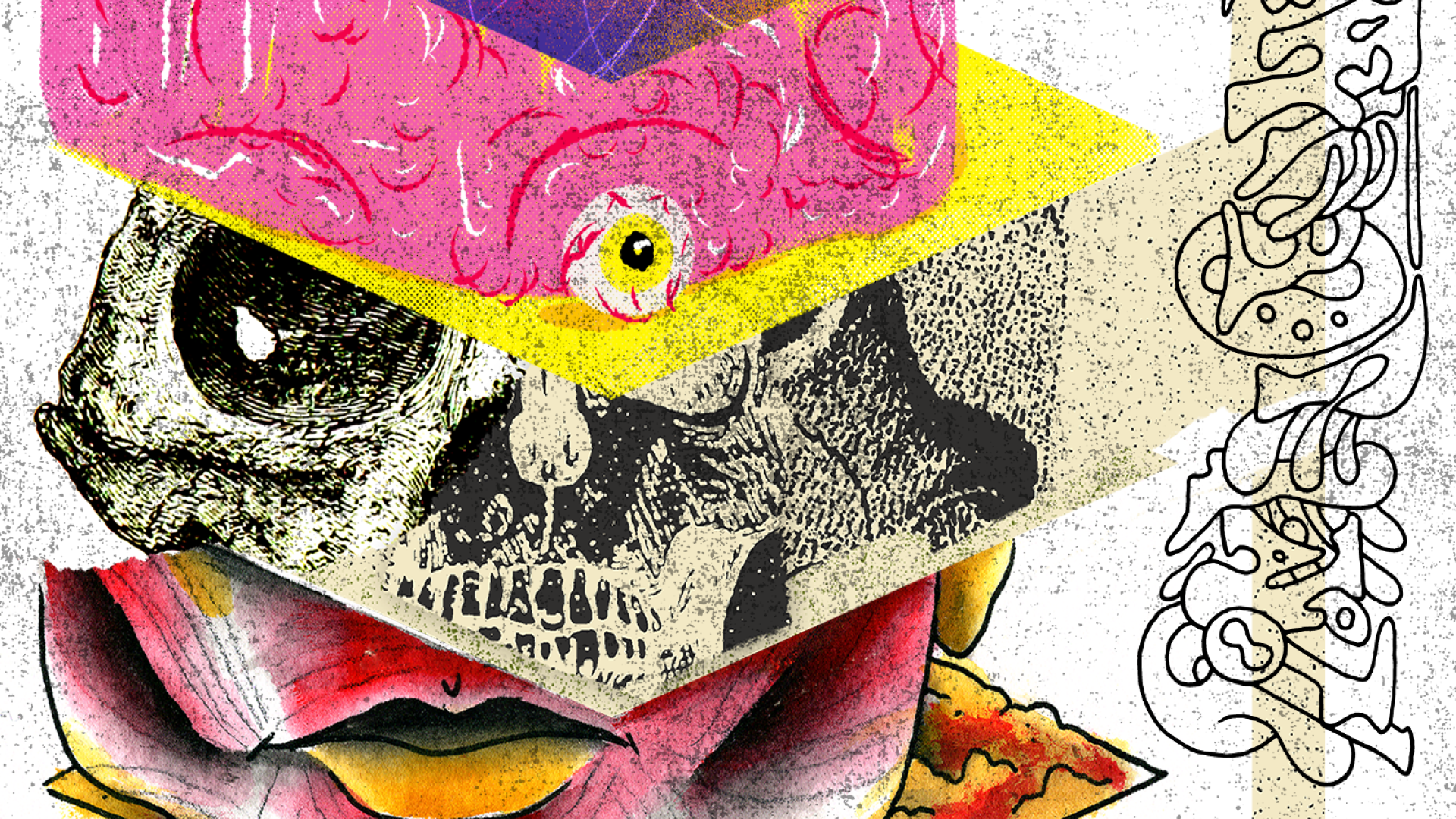 Image for Struggle against the breakdown of reality in psychedelic poster-sized RPG Aether Operations