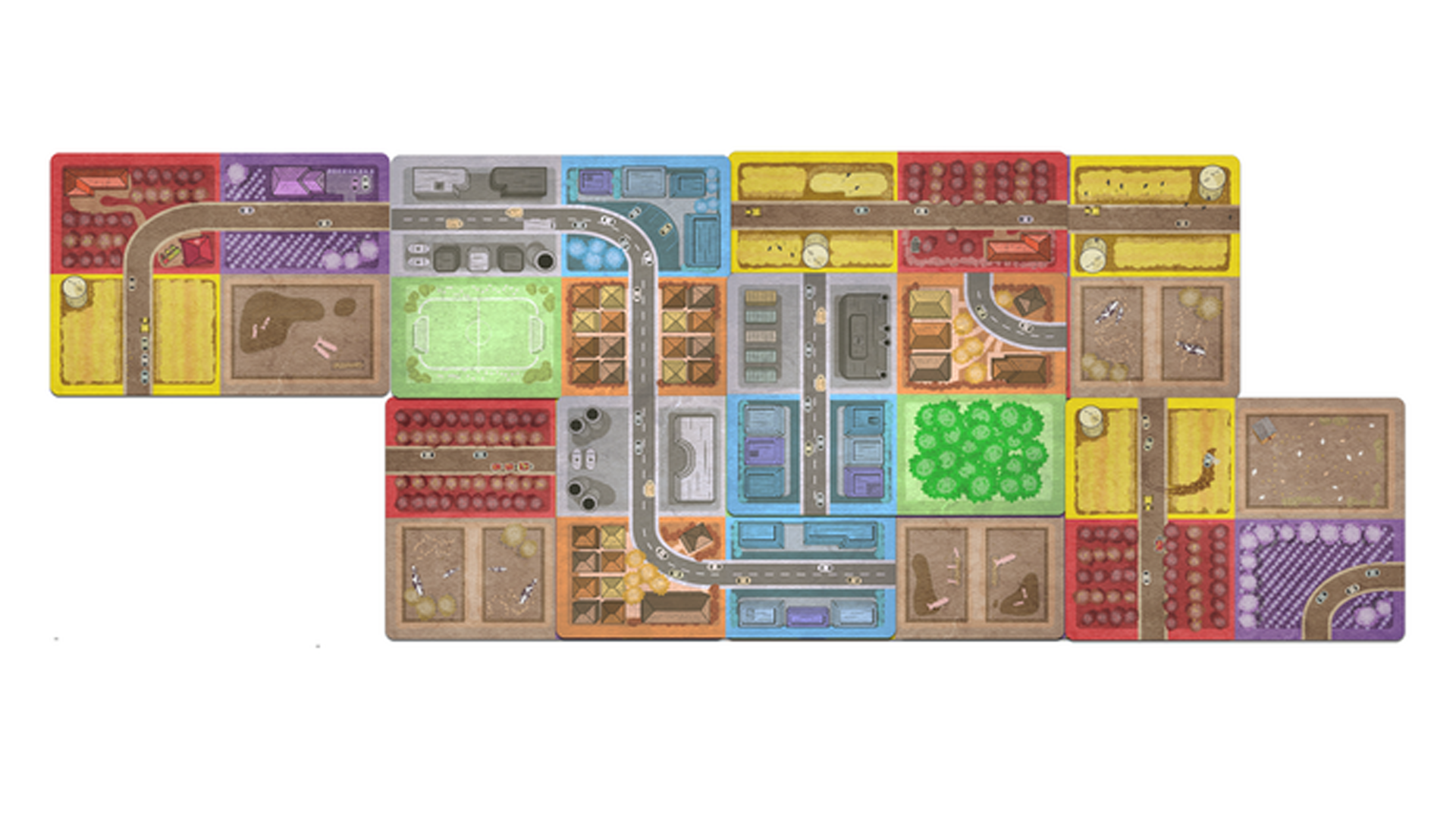 Agropolis board game layout