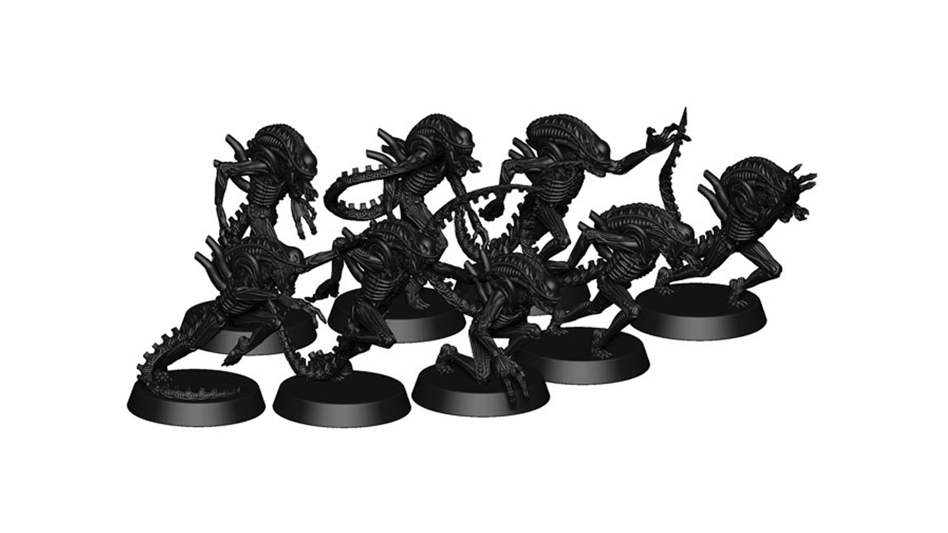 Aliens: Another Glorious Day in the Corps xenomorph miniatures