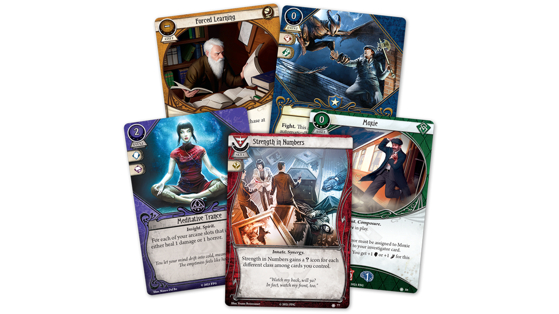 Arkham Horror: The Card Game Edge of the Earth cards