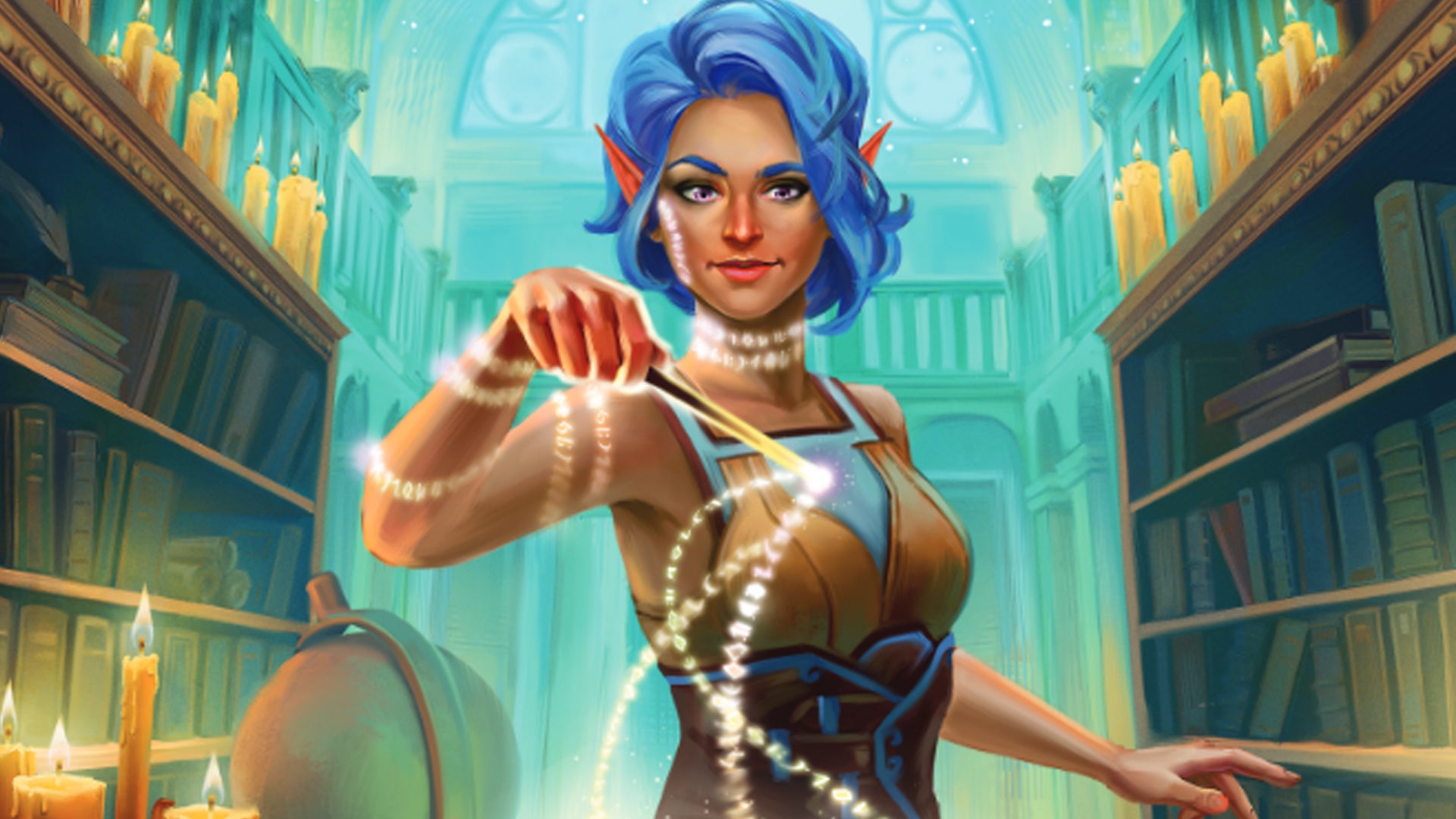 Atheneum: Mystic Library board game artwork
