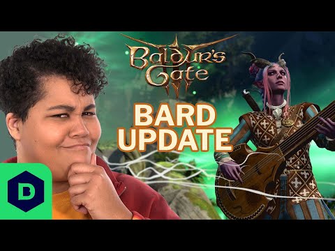 The thumbnail for the Baldur's Gate 3 Bard Update 1