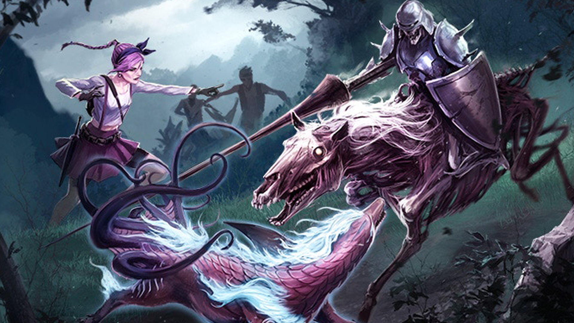 Artwork for Battlezoo Eldamon TRPG supplement for D&D 5E and Pathfinder.