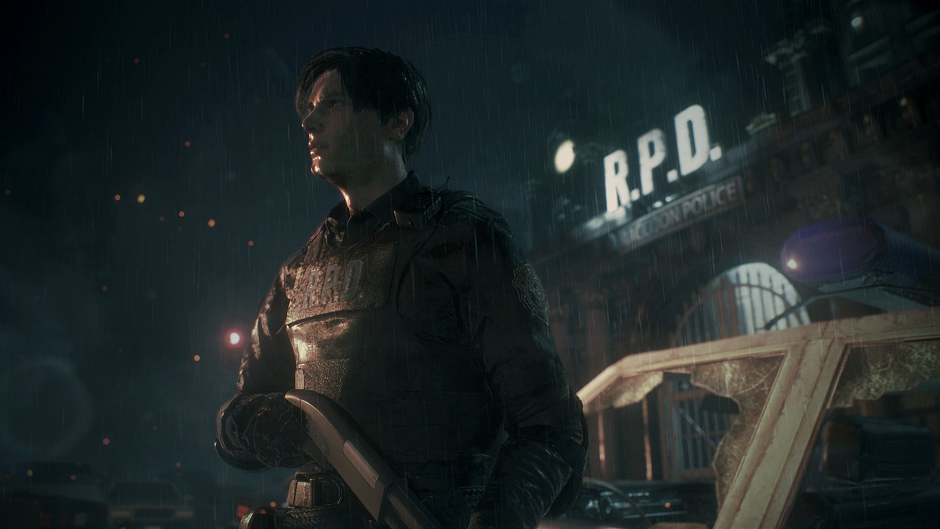 A screenshot of the Resident Evil 2 remake.