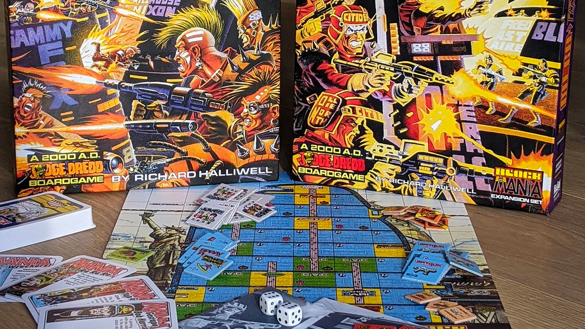Image for ‘80s Judge Dredd board game Block Mania returns to let everyone wreck more Mega-Cities