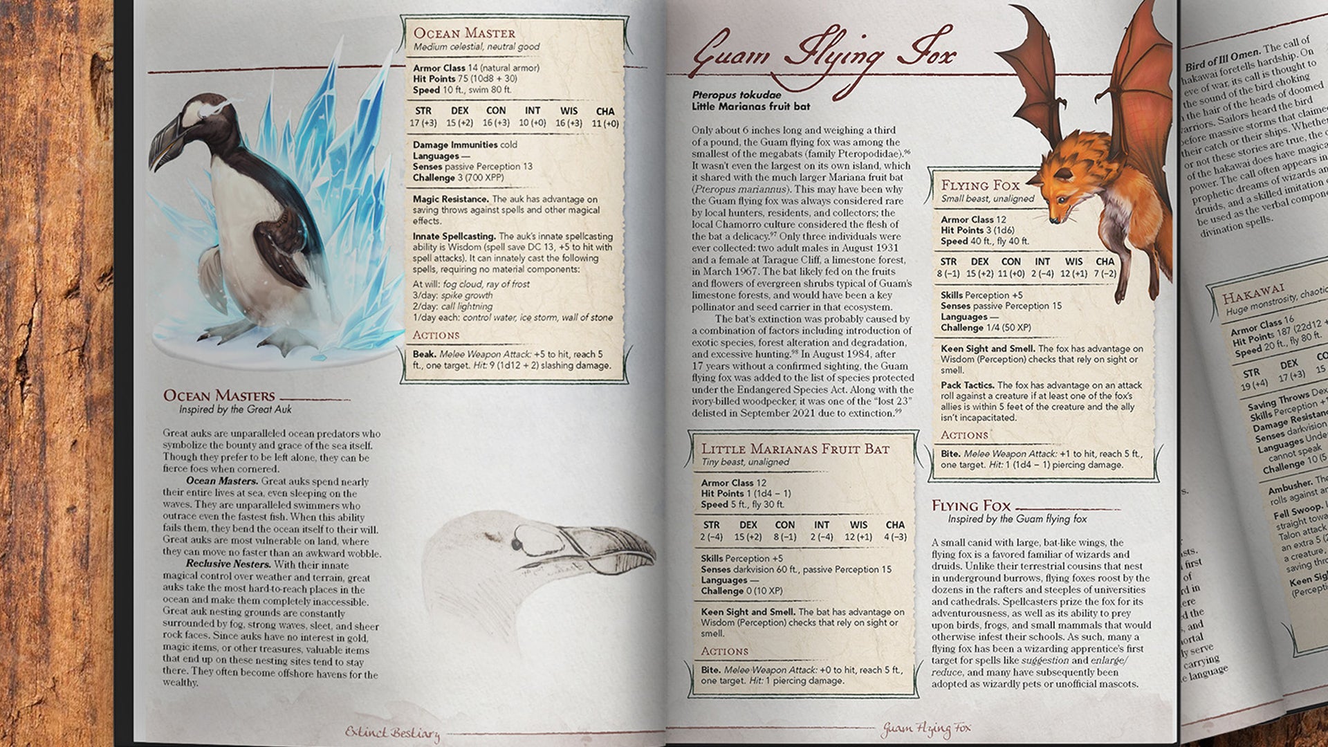 Image for This D&D monster manual wants to help save real-life animals from extinction