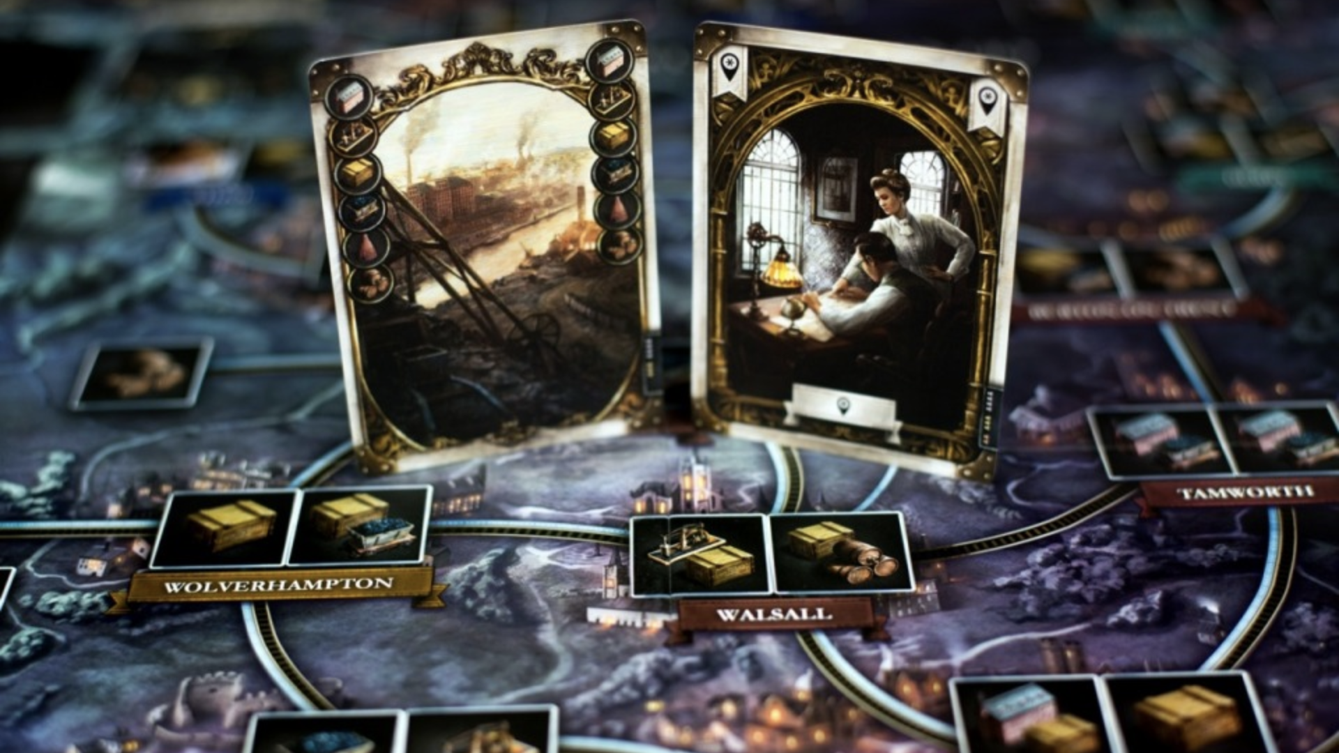 Brass: Birmingham board game layout 2