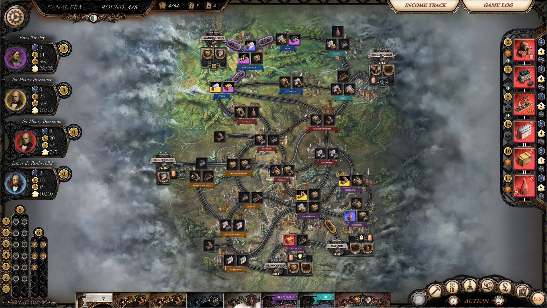 Brass Birmingham Digital Edition Rolls Off The Production Line To Mixed Reviews Dicebreaker Brass Birmingham Digital Edition Rolls Off The Production Line To Mixed Reviews Dicebreaker