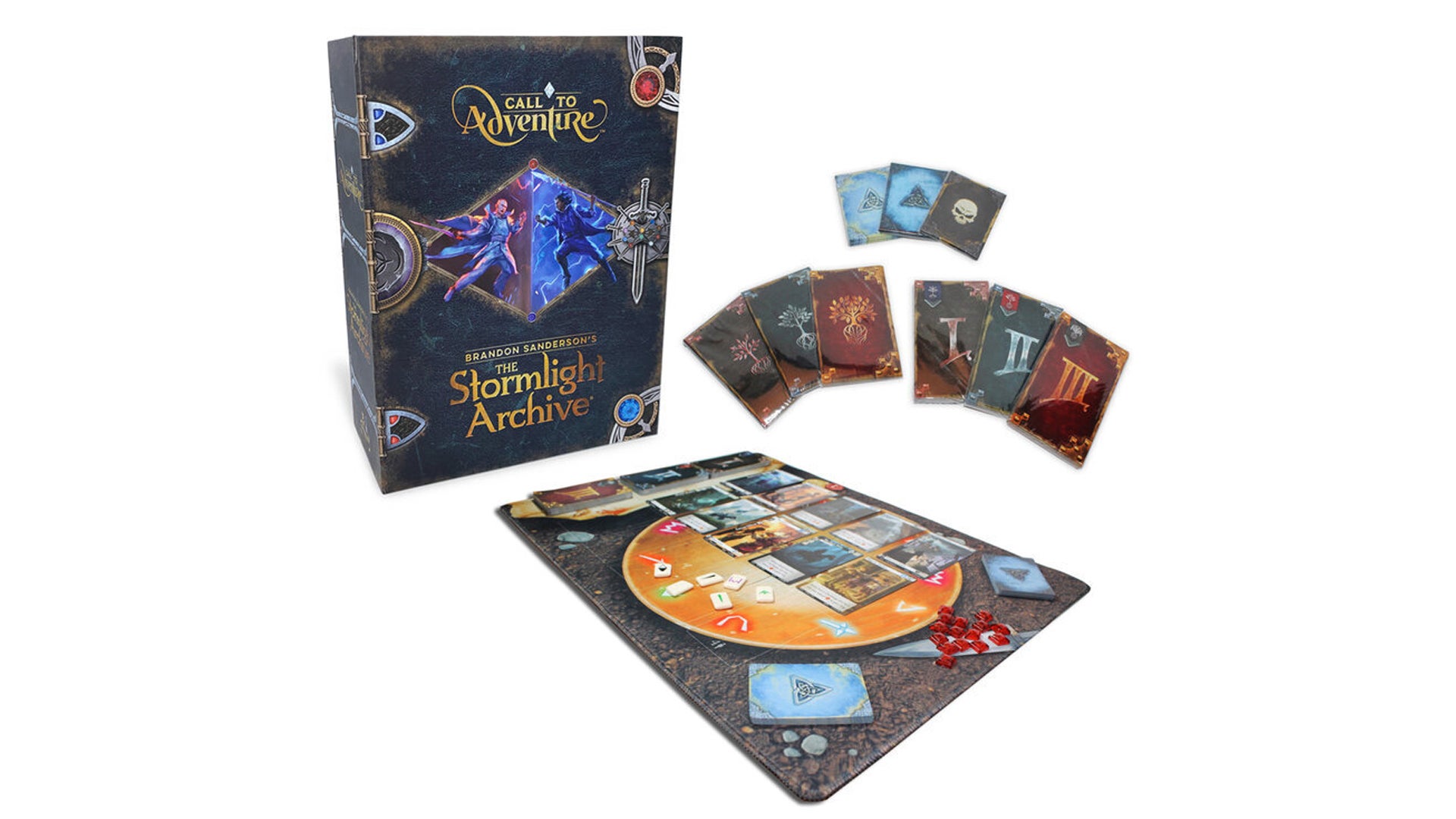 Call to Adventure: The Stormlight Archive board game layout