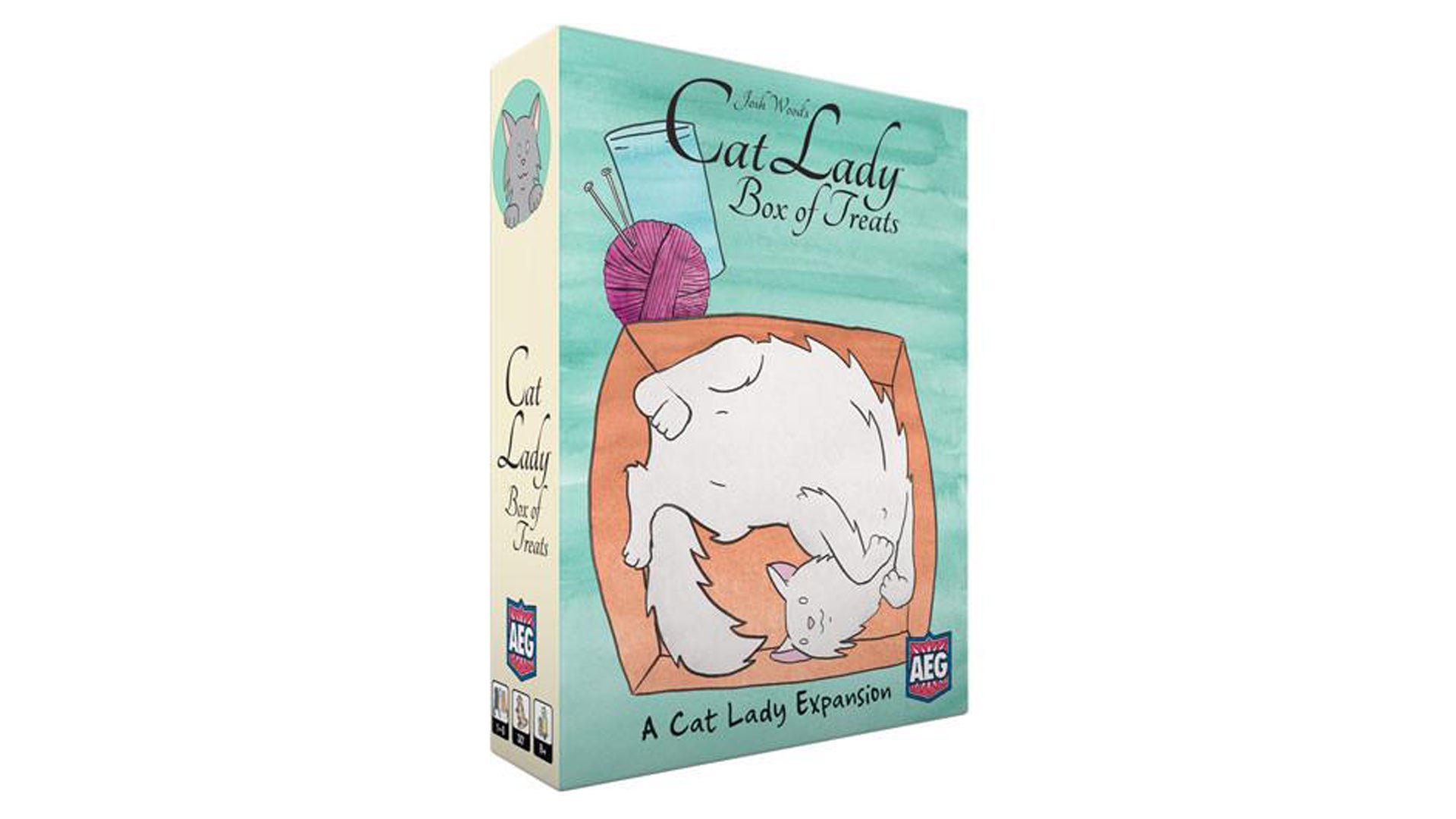 Cat Lady: Box of Treats board game box