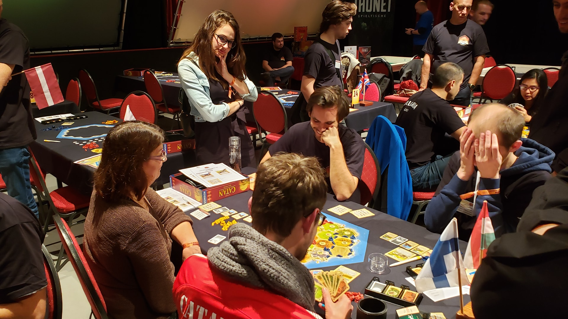 Photo from the 2018 Catan World Championship in Germany.