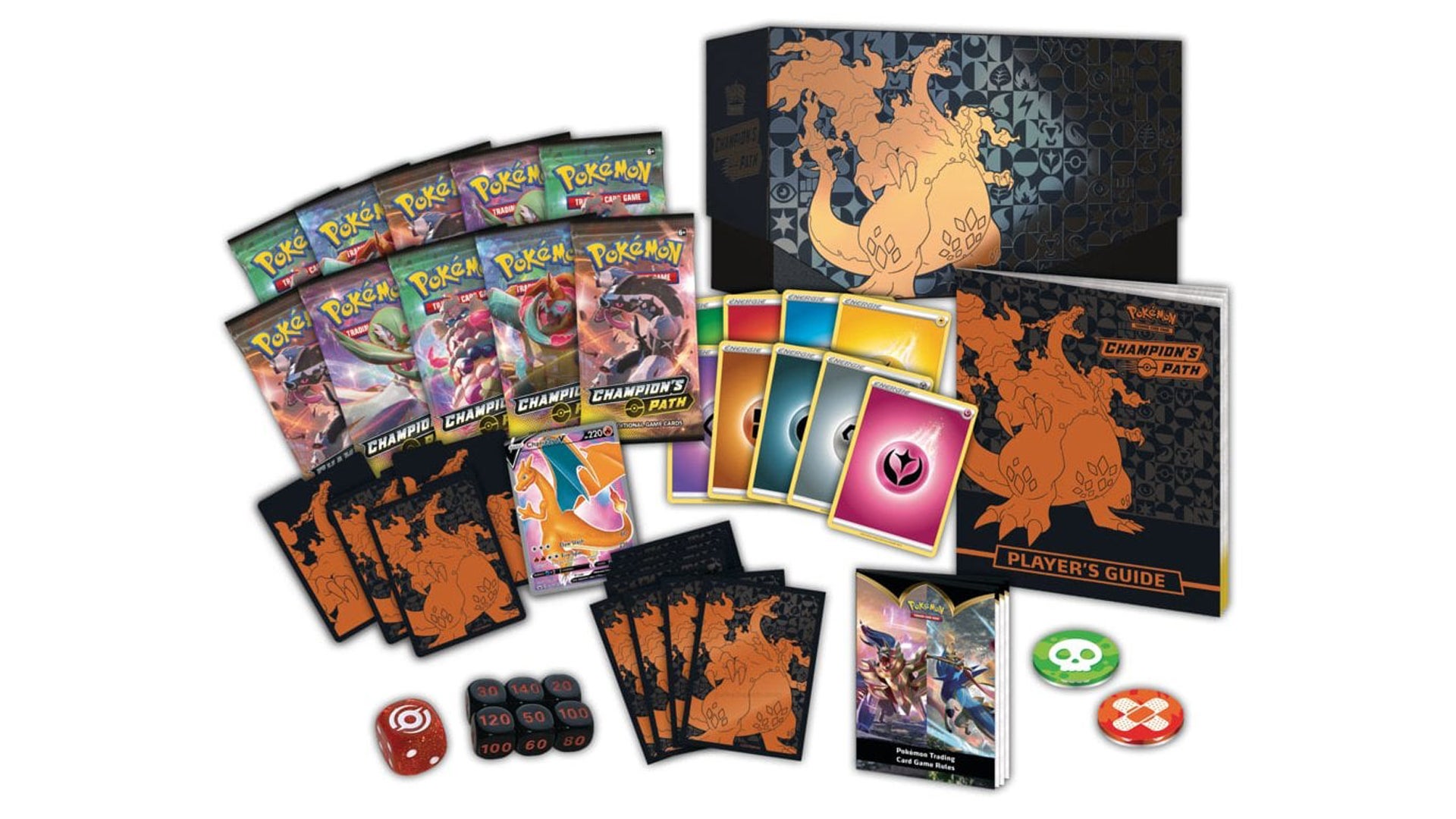 Champion's Path Pokemon Trading Card Game Elite Layout