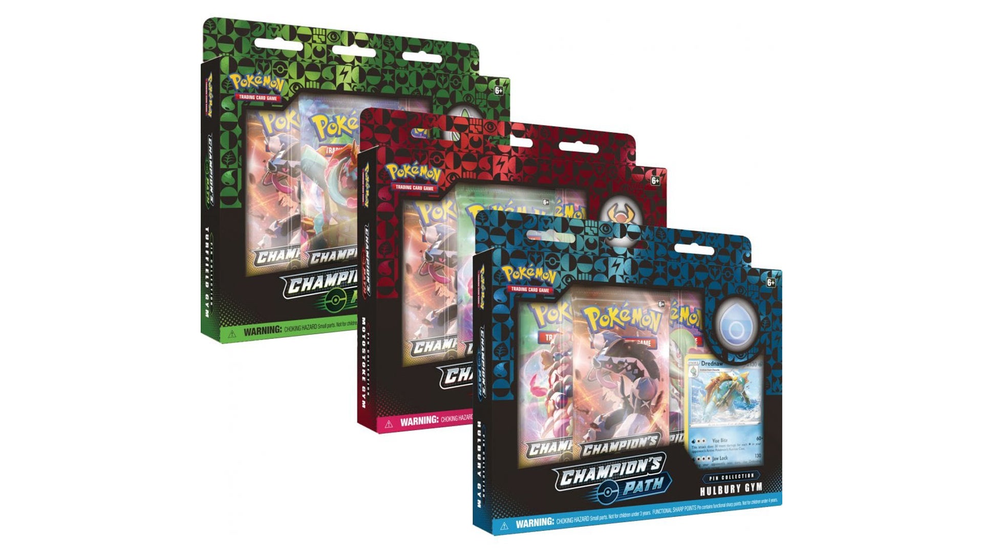 Champion's Path Pokemon Trading Card Game Pin boxes
