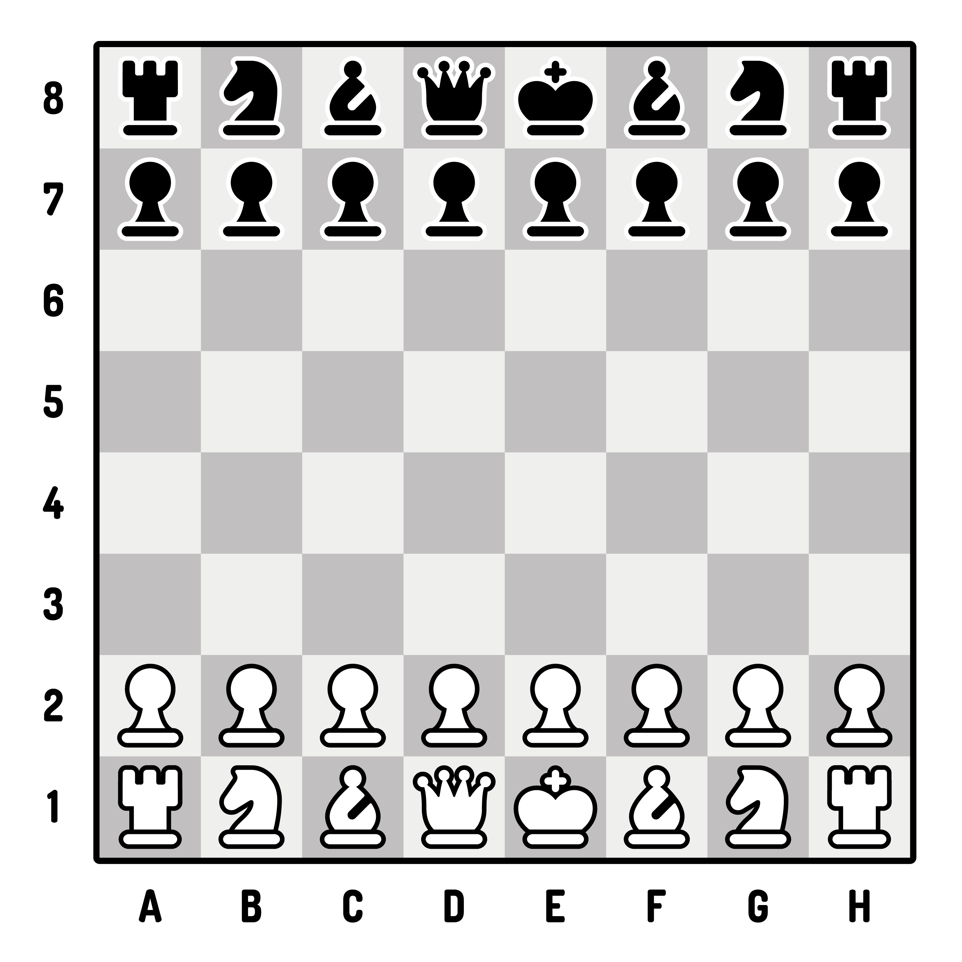 Printable Chess Board And Pieces - Free Printable Templates