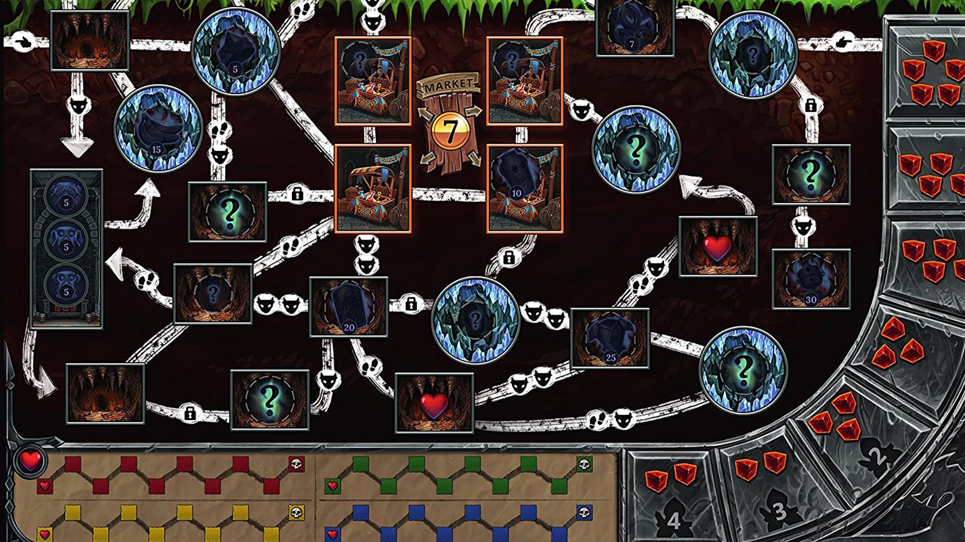 Clank! is a risk/reward board game that laughs at your plans, and I love it