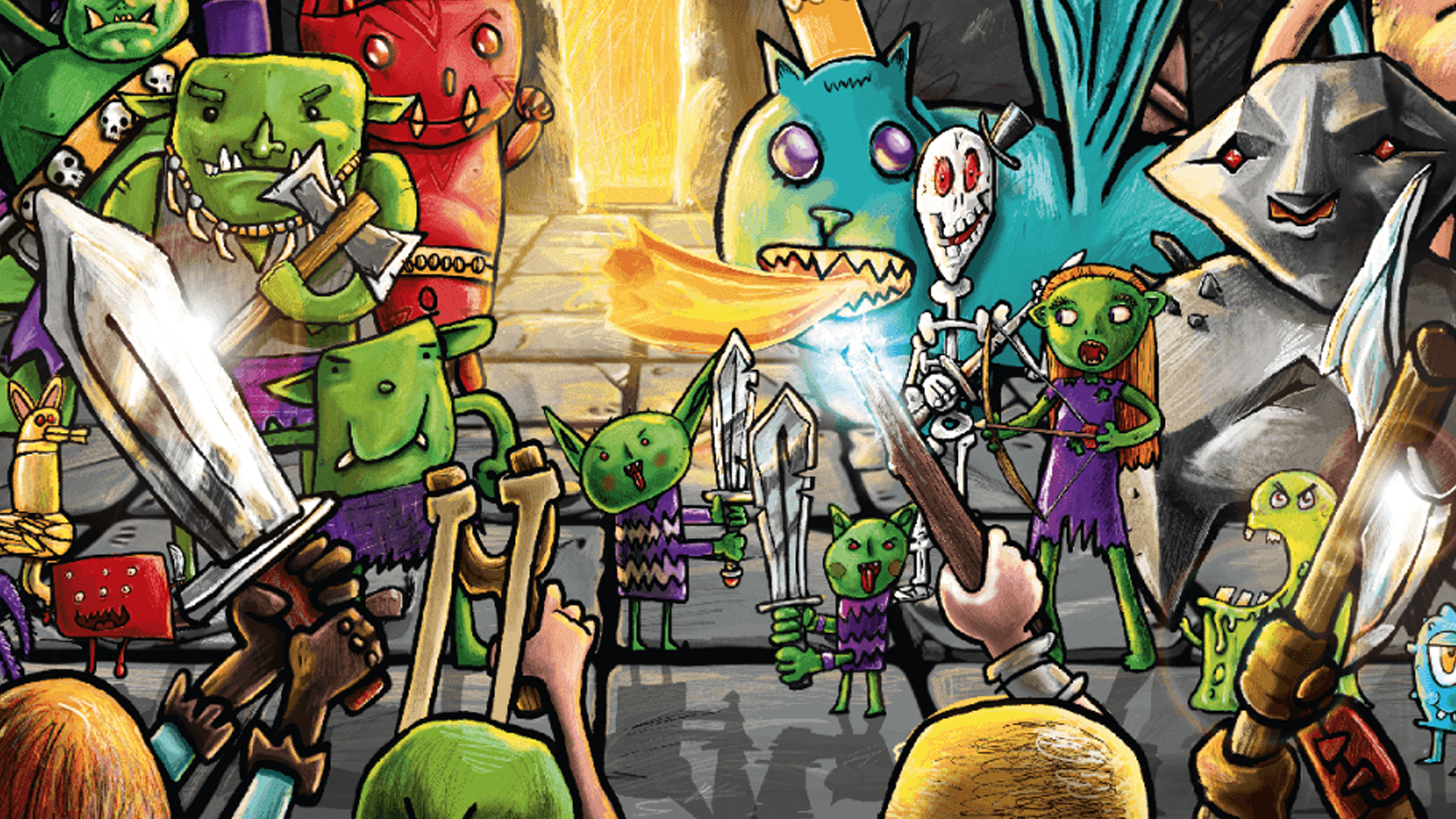 Coraquest board game artwork