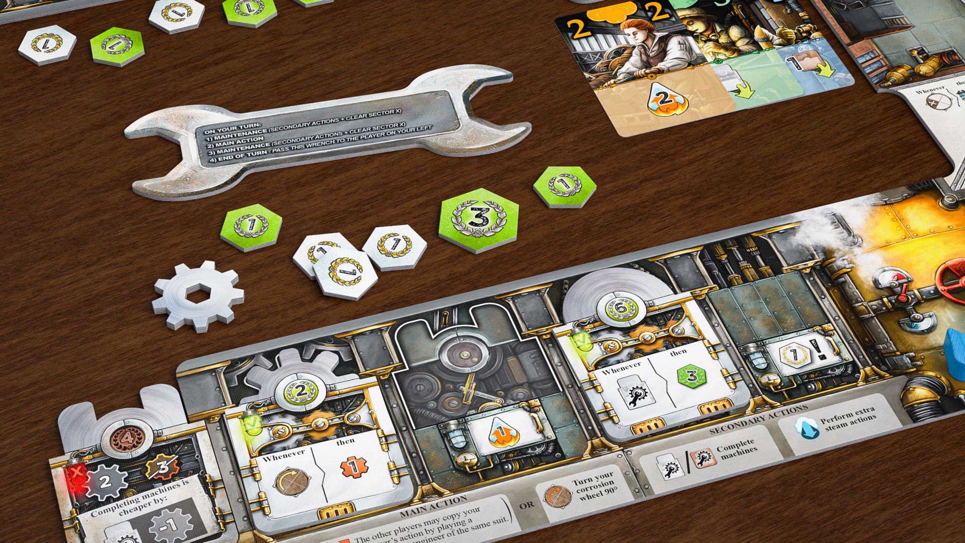 Image for Hammer out a winning strategy in chrome and ironclad board game Corrosion