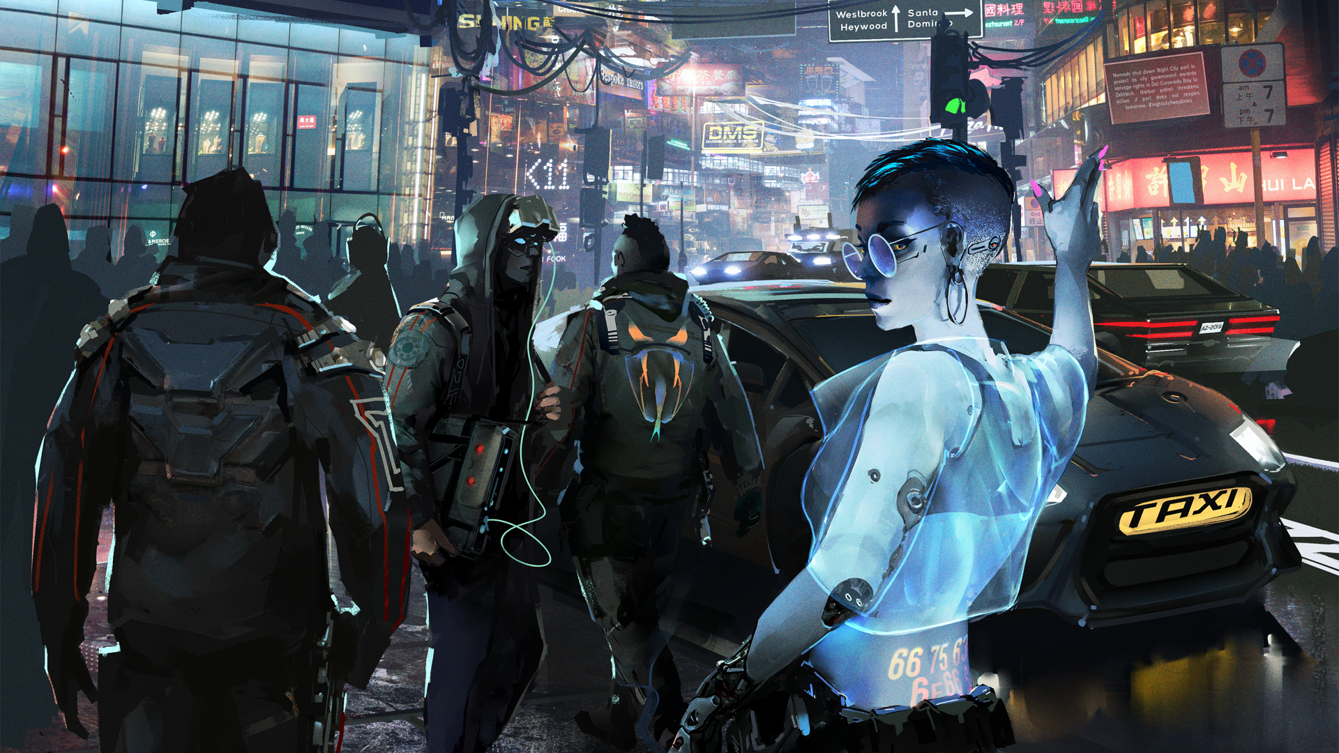 Cyberpunk Red RPG artwork