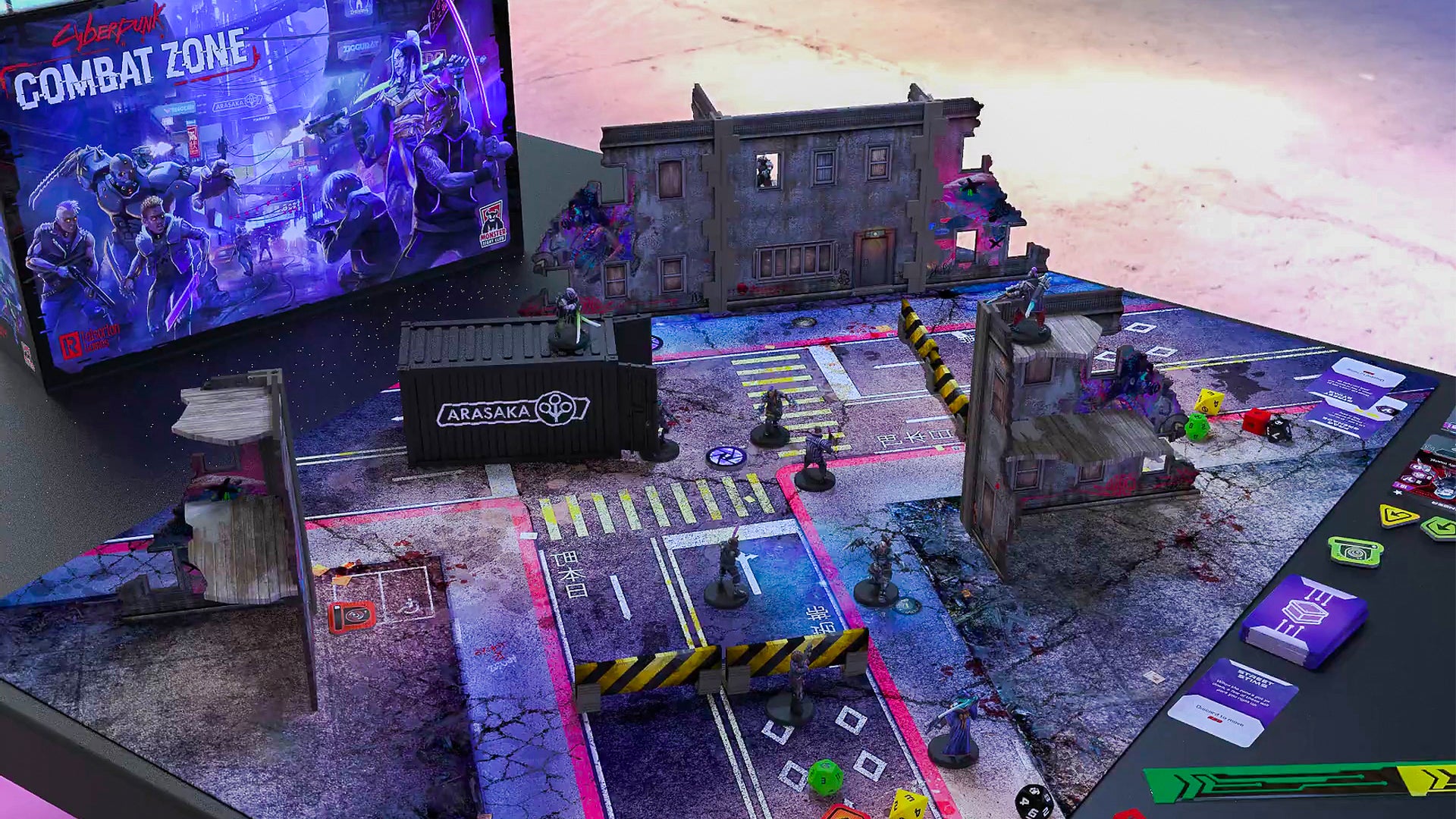 Image for Cyberpunk Red: Combat Zone turns the tabletop RPG into a beginner-friendly miniatures game