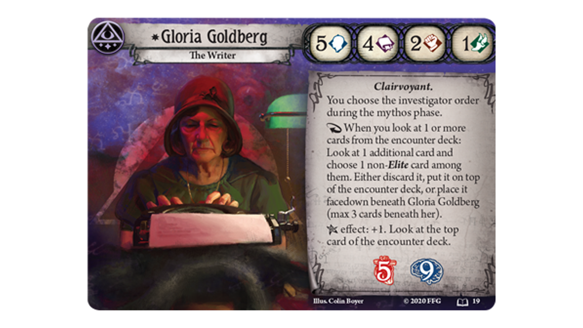 Dark Revelations Arkham Horror: The Card Game investigator