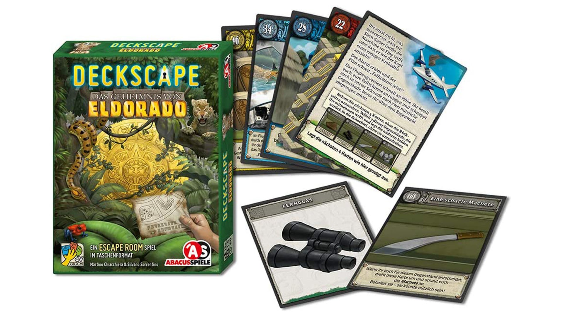 Deckscape escape room game cards