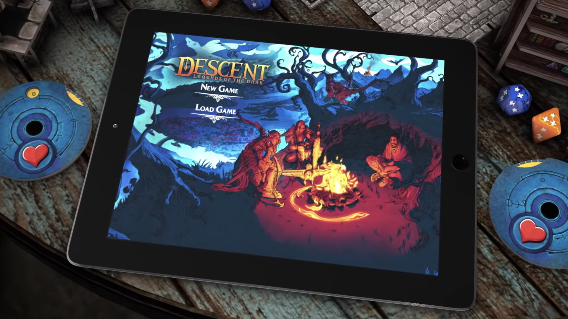 descent legends of the dark game mat