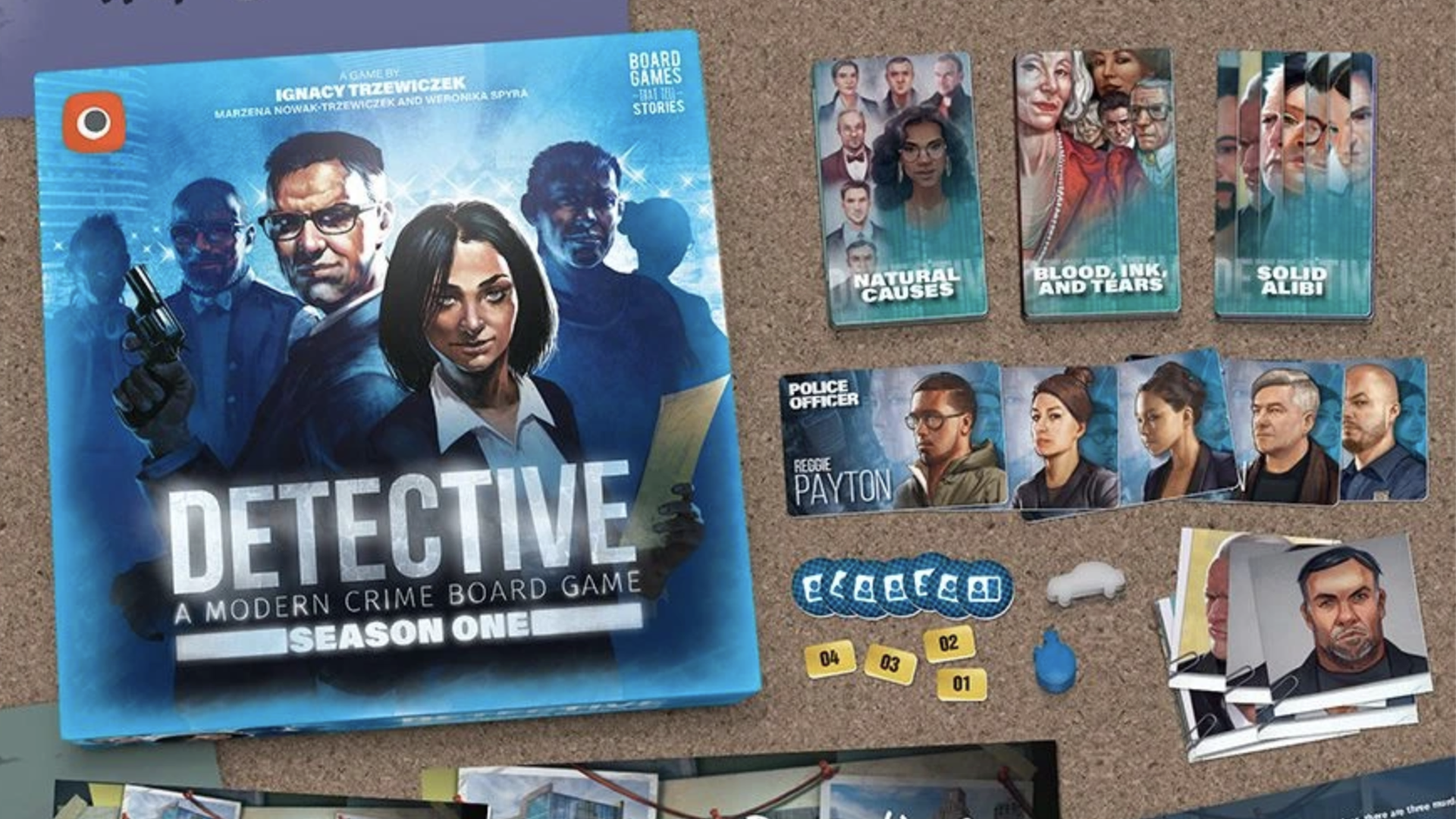 Image for Detective: Season One, the beginner-friendly intro to the crime-cracking board game, is out this week
