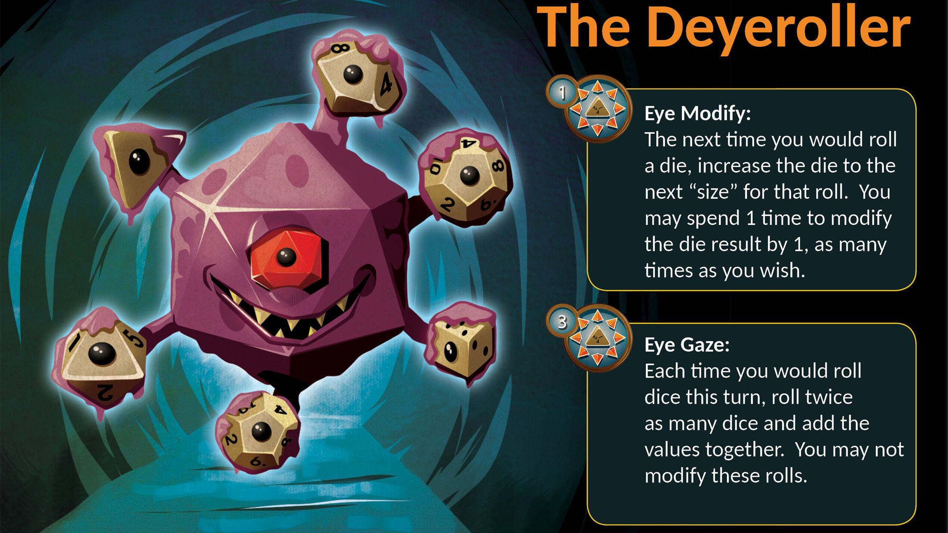 Deyeroller DIE in the Dungeon! board game