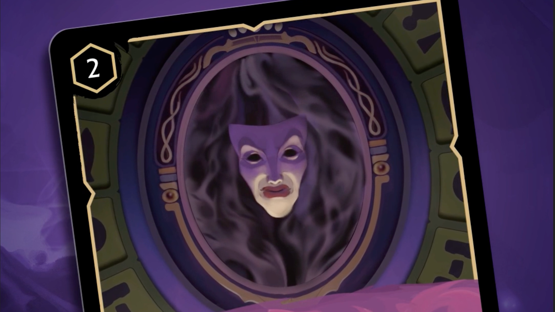 Card art for Magic Mirror from Disney Lorcana TCG