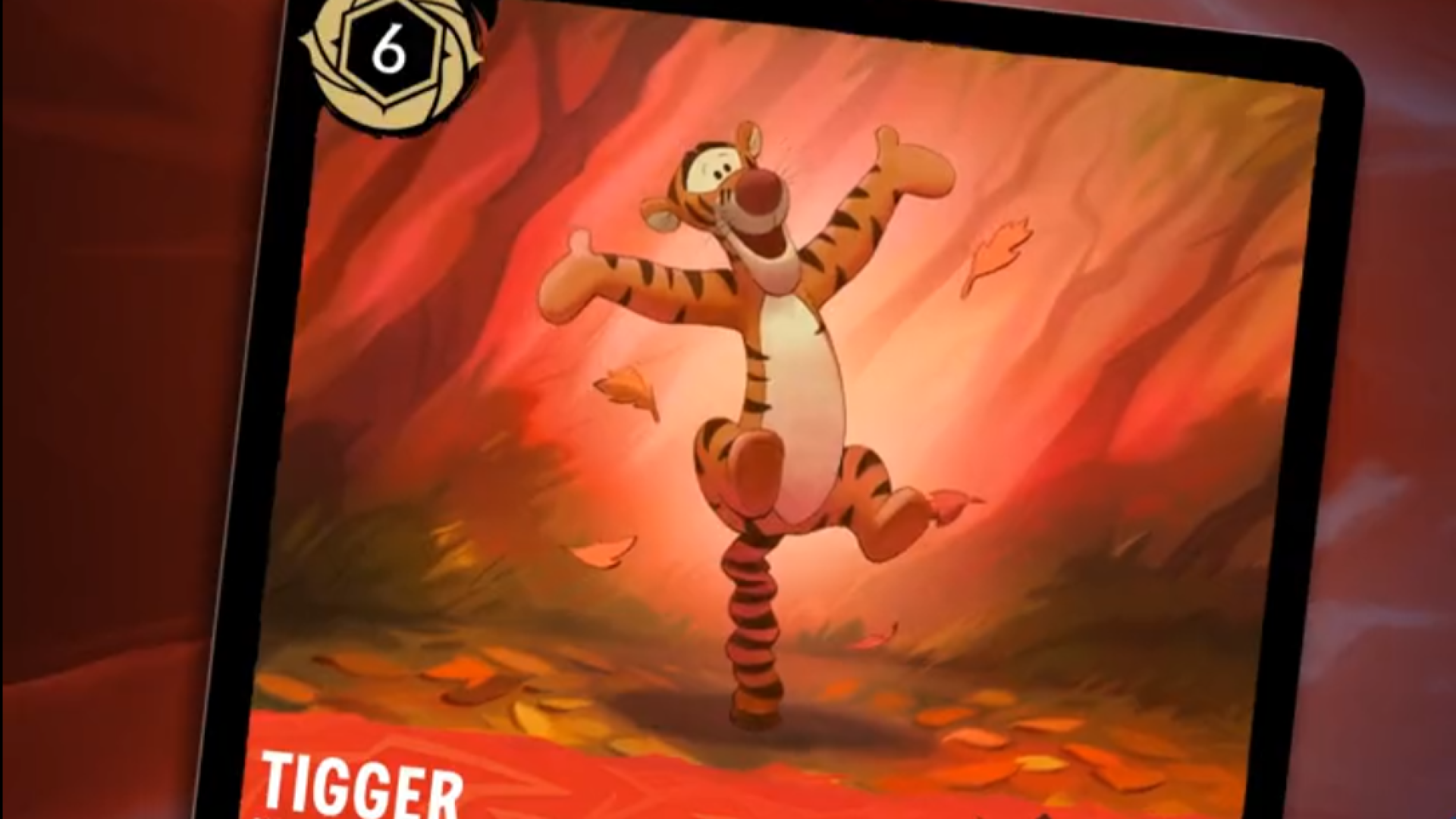 Card art for Tigger, Wonderful Thing from Disney Lorcana TCG
