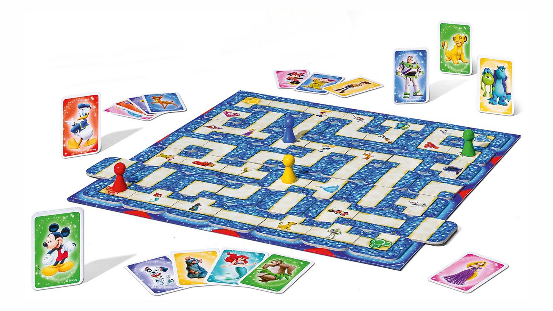 Disney Pixar Labyrinth board game layout