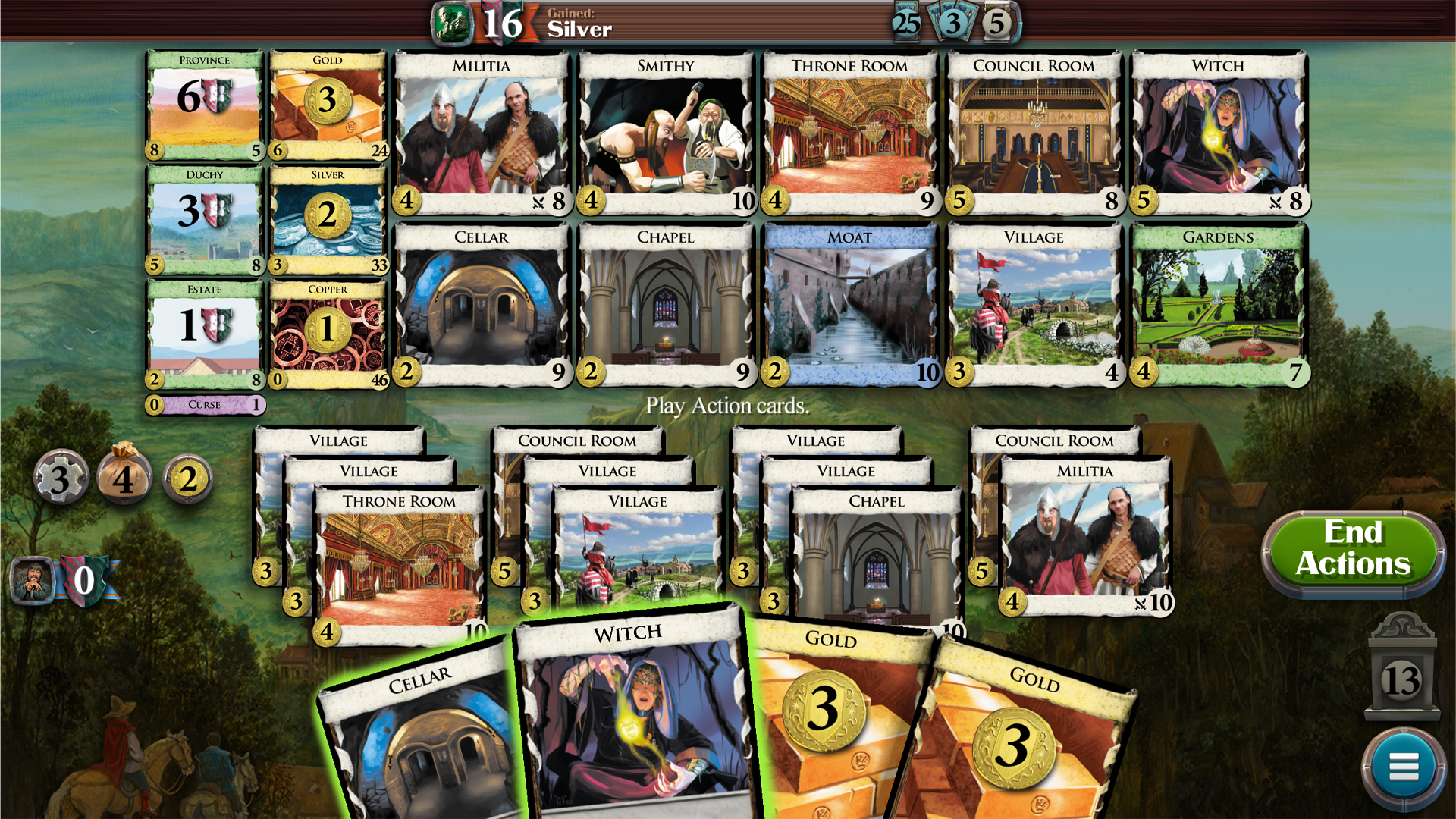 Dominion digital app gameplay