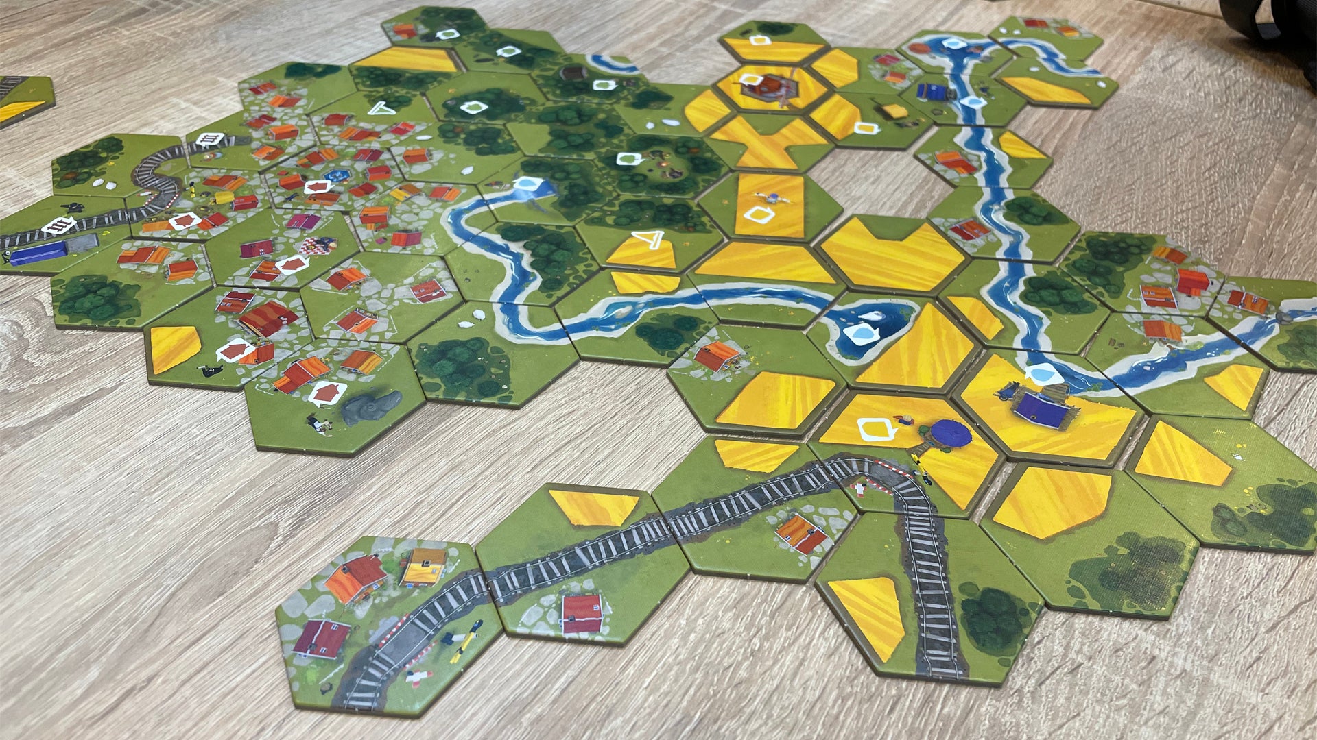 Image for Dorfromantik: The Board Game is just as chill and charming as the video game, but you can now play with friends - Essen Spiel 2022 preview