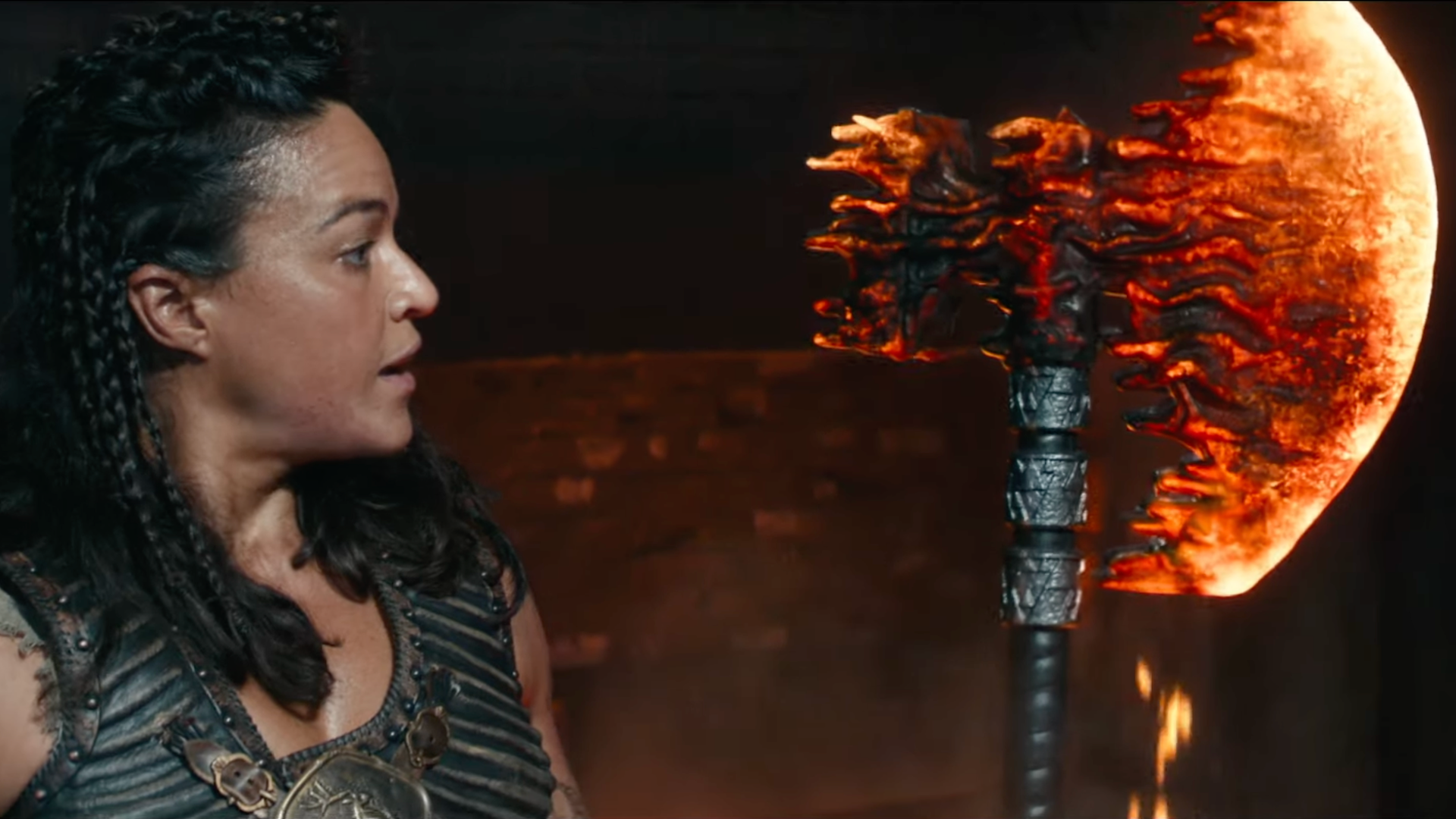 Screenshot from D&D: Honor Among Thieves trailer from January 2023