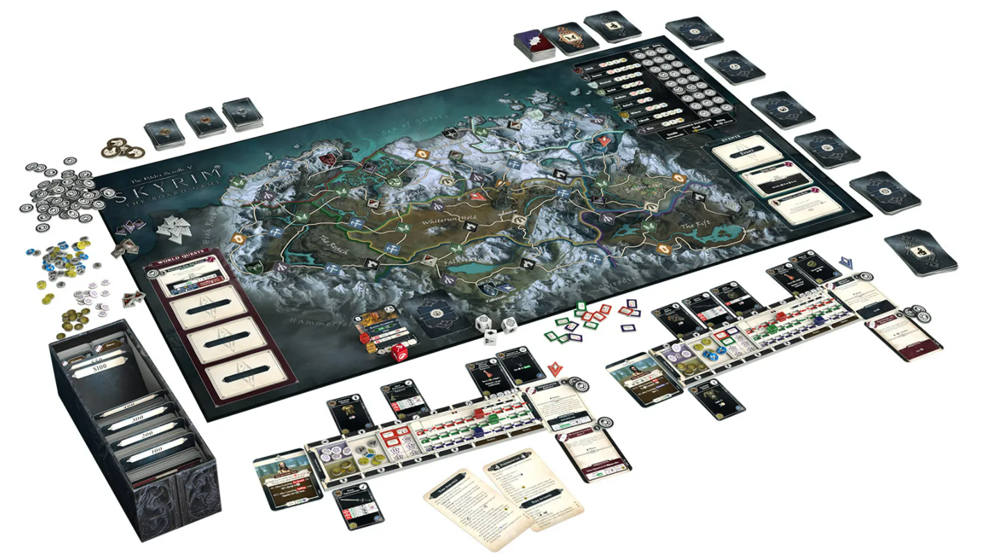 The Elder Scrolls V: Skyrim board game takes place before the events of the  video game | Dicebreaker