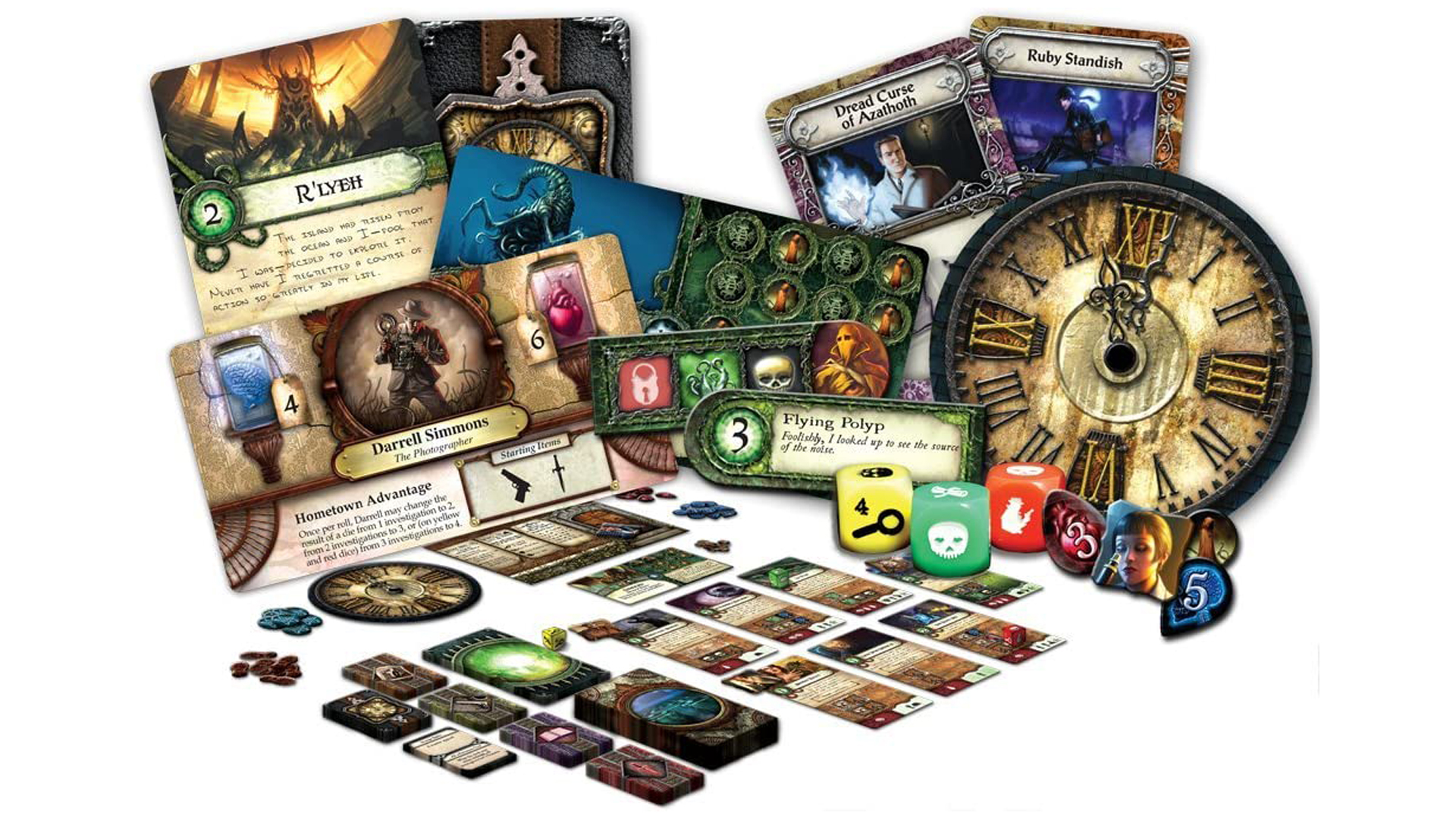 Games Board & Traditional Games Arkham Horror Dice Set Cursed Fantasy ...