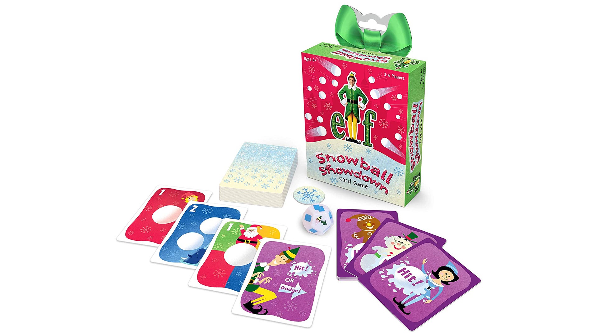 Elf: Snowball Showdown board game layout