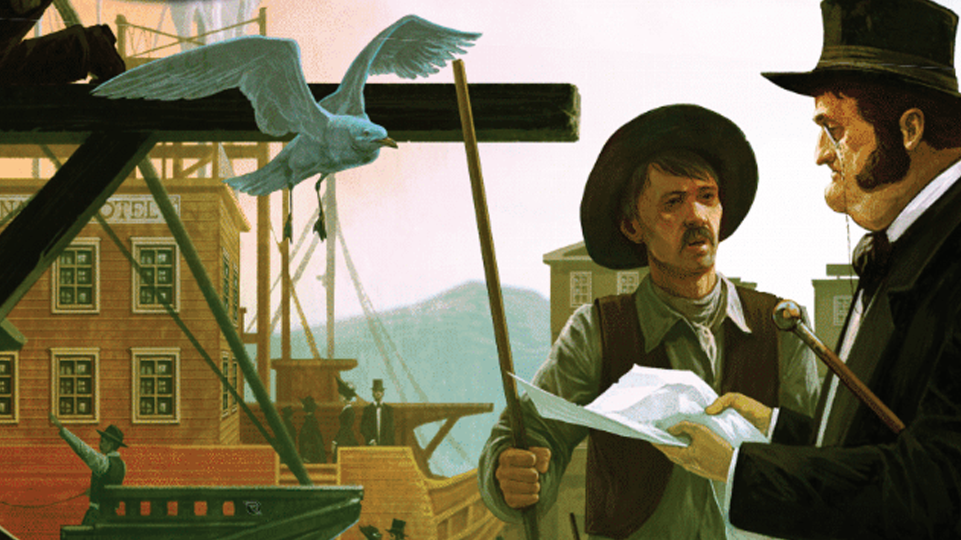 Embarcadero board game artwork