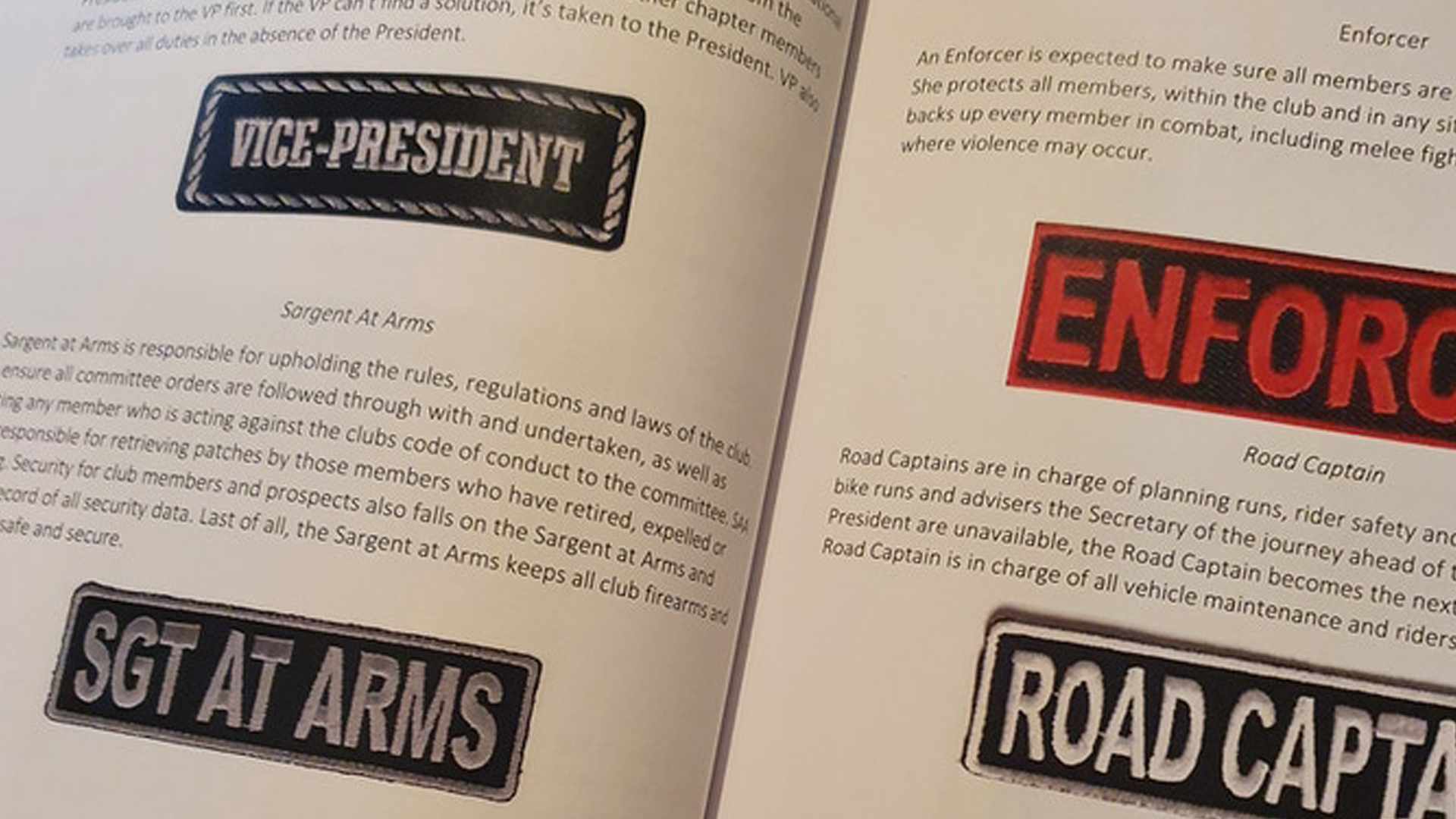A couple of pages from The Fallen Few TRPG.