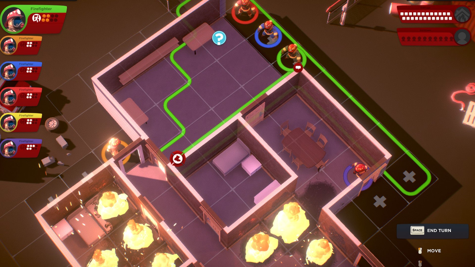 Flash Point: Fire Rescue digital board game screenshot