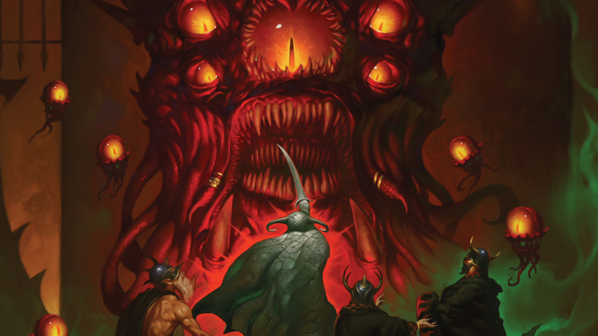 Flee Mortals! RPG cover artwork