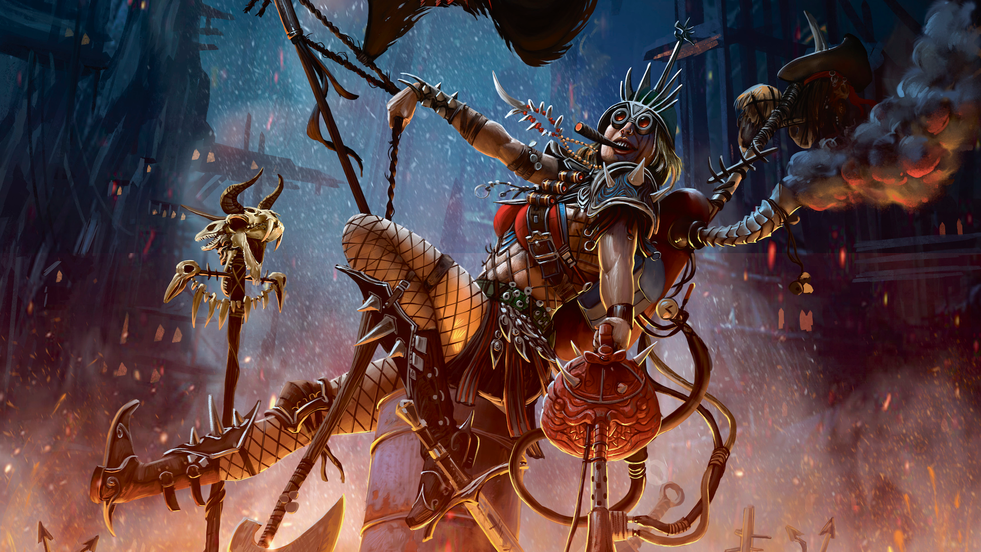 Promotional art for Flesh and Blood: Outsiders TCG expansion