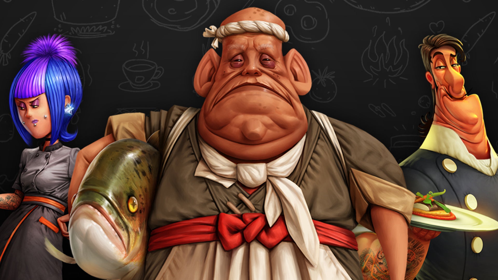 Image for Bite-sized restaurant management board game Foodies is free to print and play