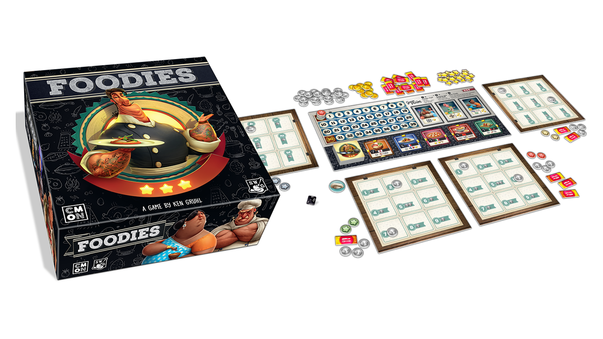 Food Who Board Game Guessing Fun for Foodie Guess Gift 
