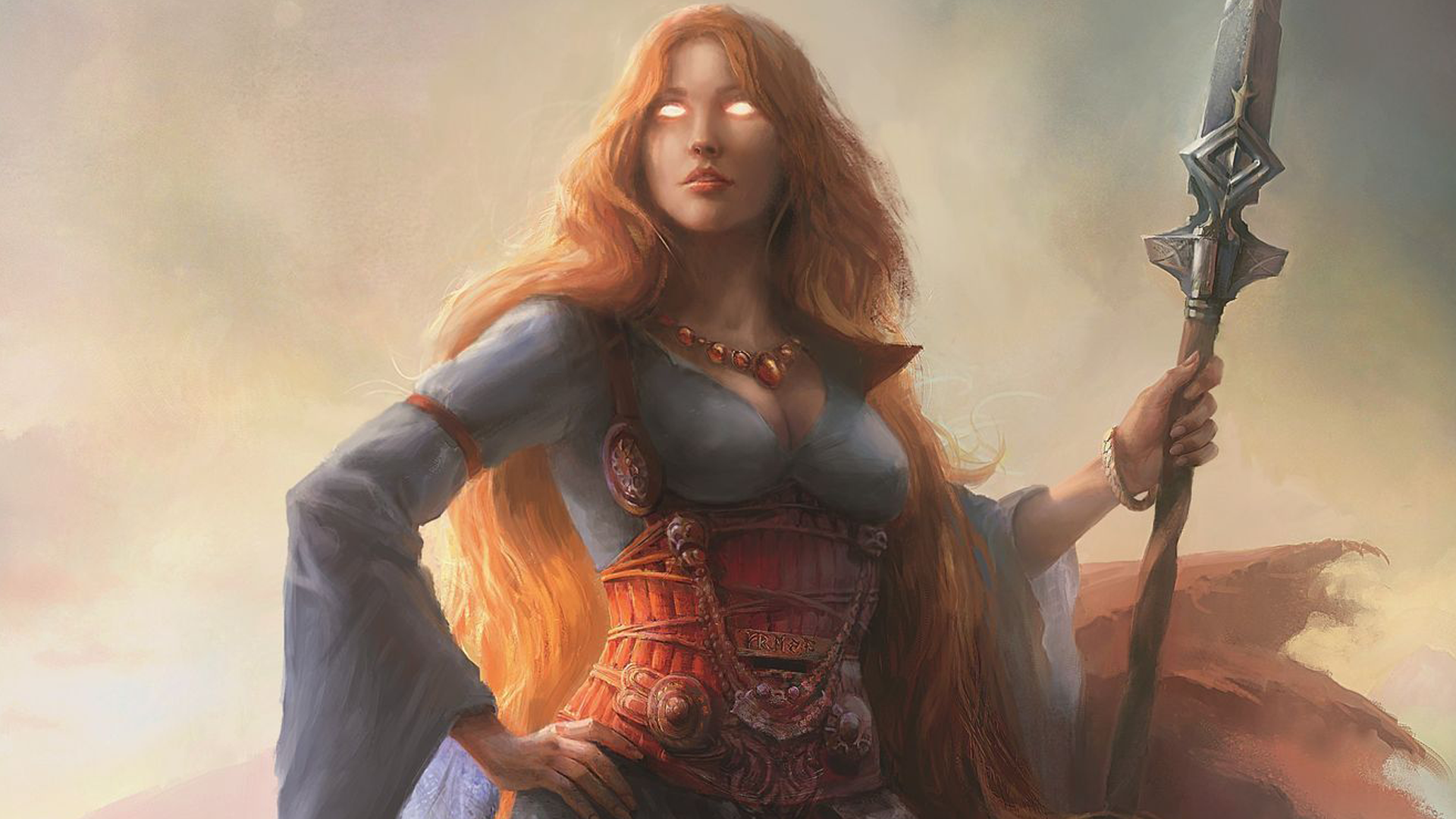 Freyja artwork Mythic Battles