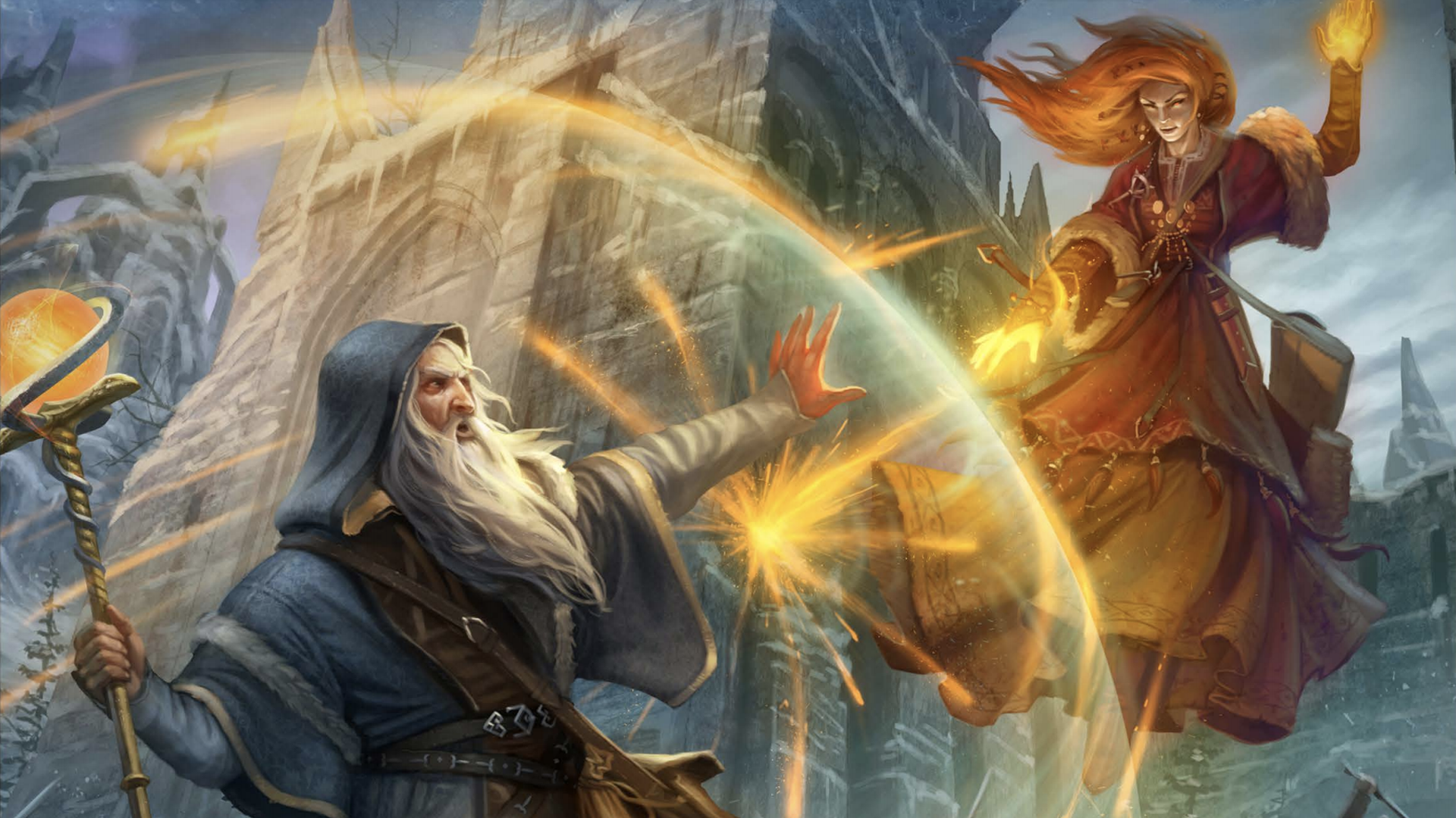 Frostgrave miniatures game rulebook official artwork